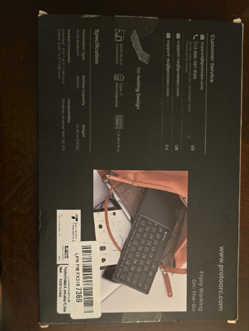 Foldable Wireless Keyboard - Picture 2 of 11